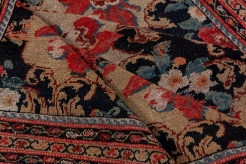 Antique Malayer Area Rug (4' x 5')
